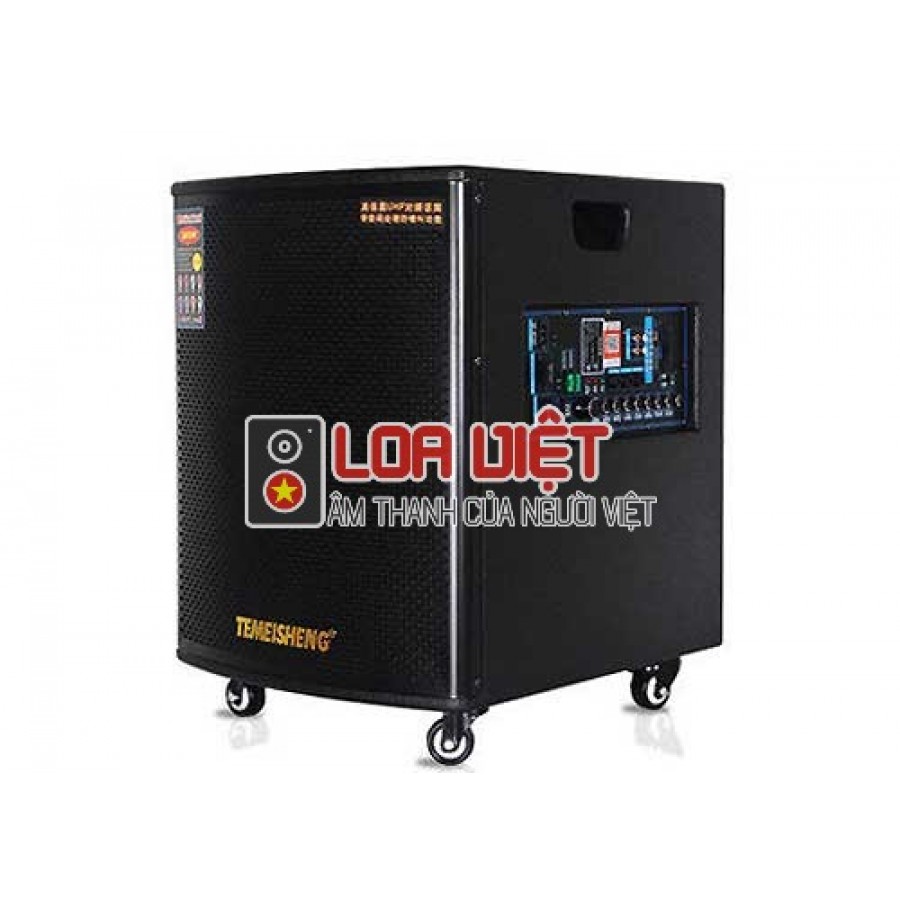 Loa kéo temeisheng GD 15-03 Chính Hãng - Tặng kèm 2 mic cầm tay